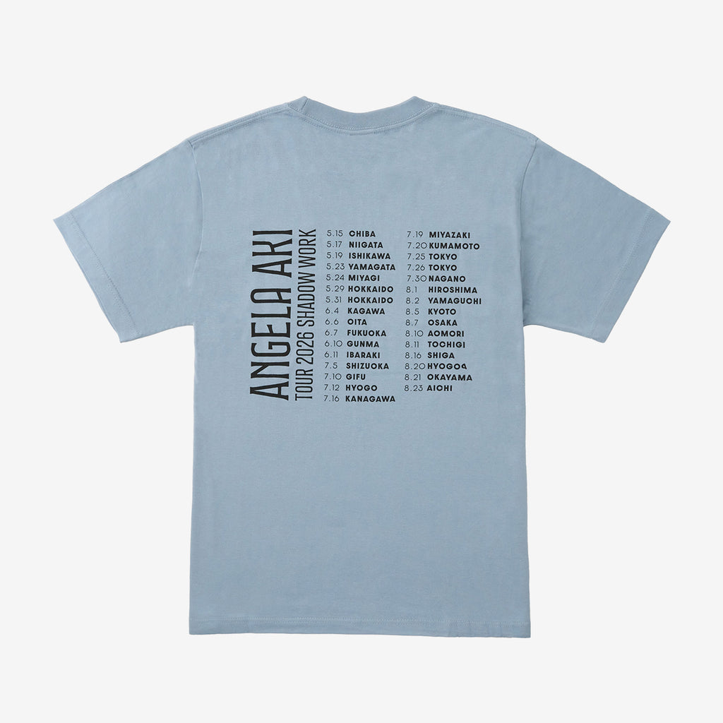 Tシャツ SHADOW WORK (Blue)【S】「Angela Aki Tour 2026 SHADOW WORK」